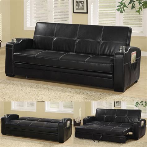 Coupon Leather Sofa Bed With Storage